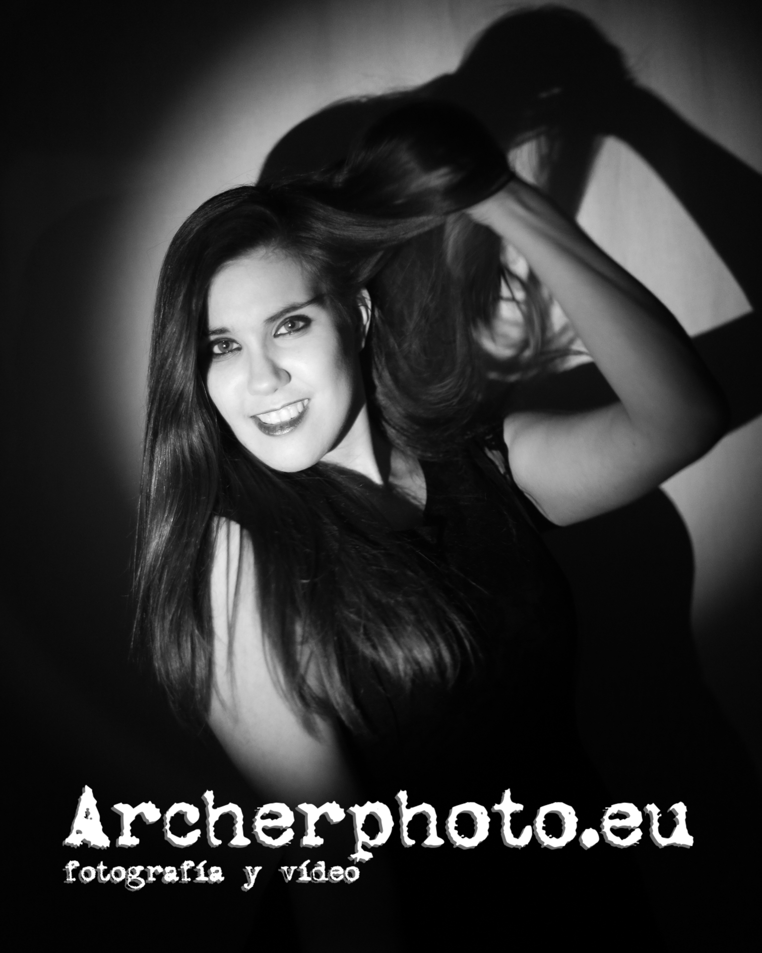 Noelia, 2015 (1), shooting in the studio