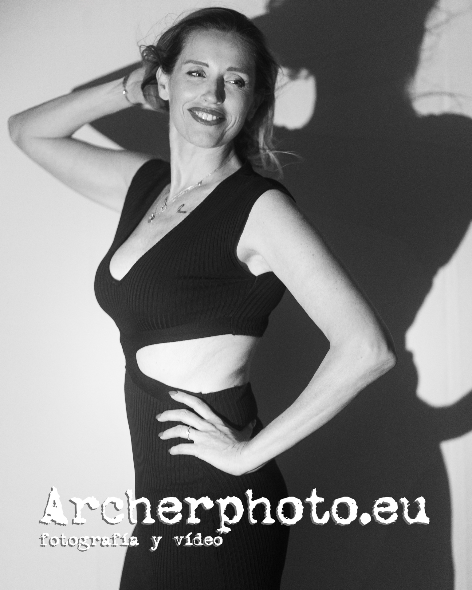 Cinthya, Spring 2025 (1) in a black dress