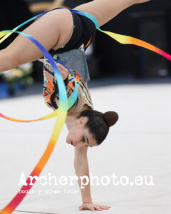 Francina Canyelles, 2024, Absoluto Senior, Oro en Cinta, Rubén Orihuela Cup 2024. Foto: Sergi Albir, Archerphoto, fotógrafo gimnasia rítmica