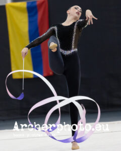 Paula Araque, 2024, Absoluto Senior, Rubén Orihuela Cup 2024, por Archerphoto, fotógrafo gimnasia rítmica en València.
