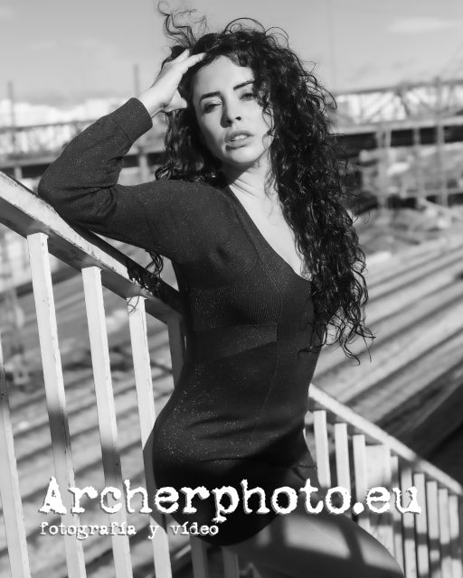 Nora Martí (8), sesión de fotos en Malilla, València.