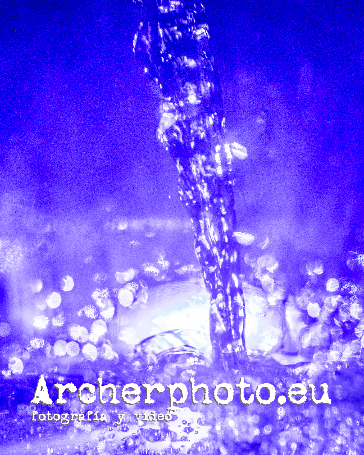 Agua en el estudio