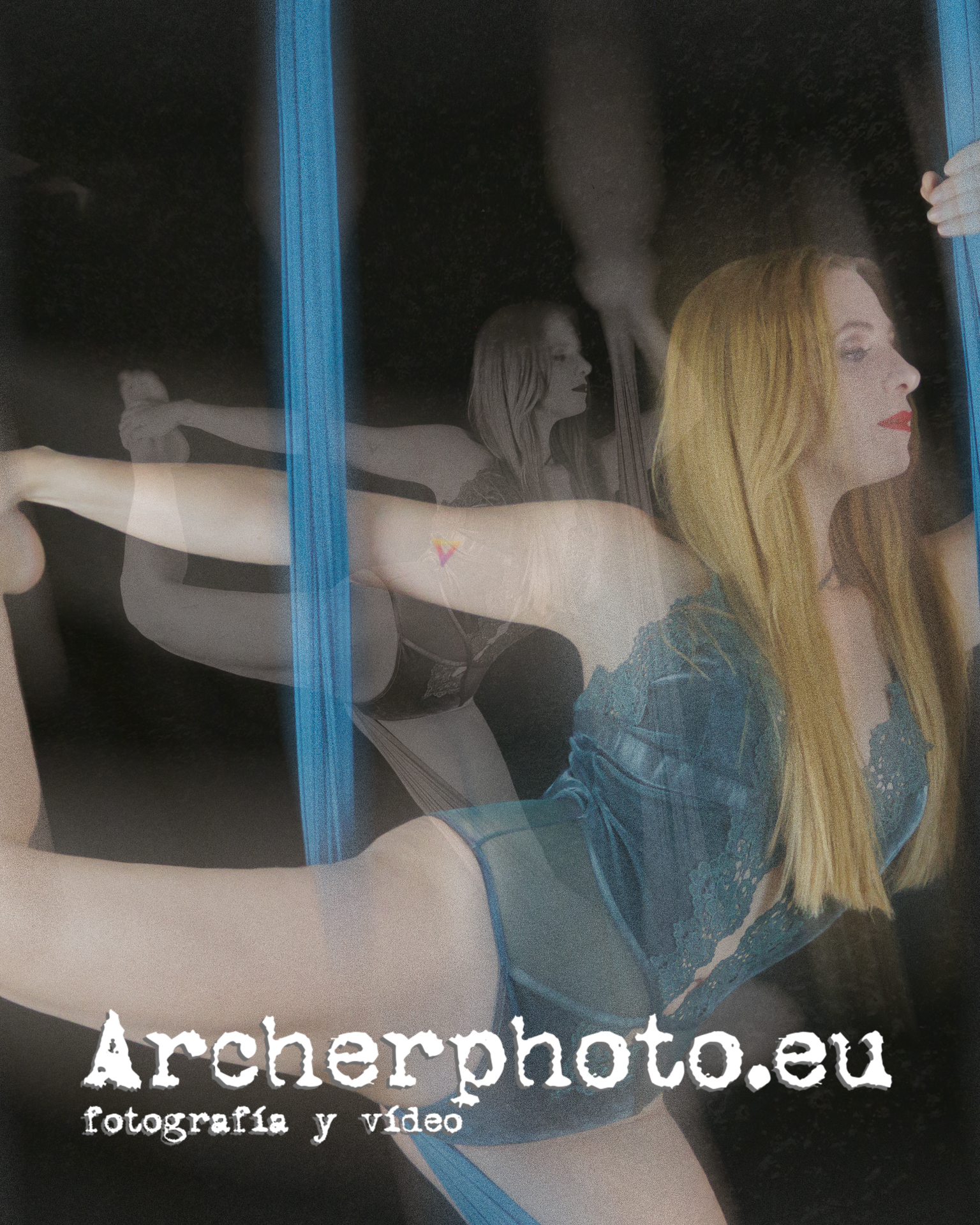 Zaira, 2022 (11), telas y doble exposición