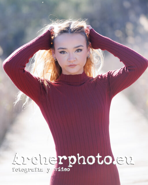 Jennifer, February 2025 (9), red dress