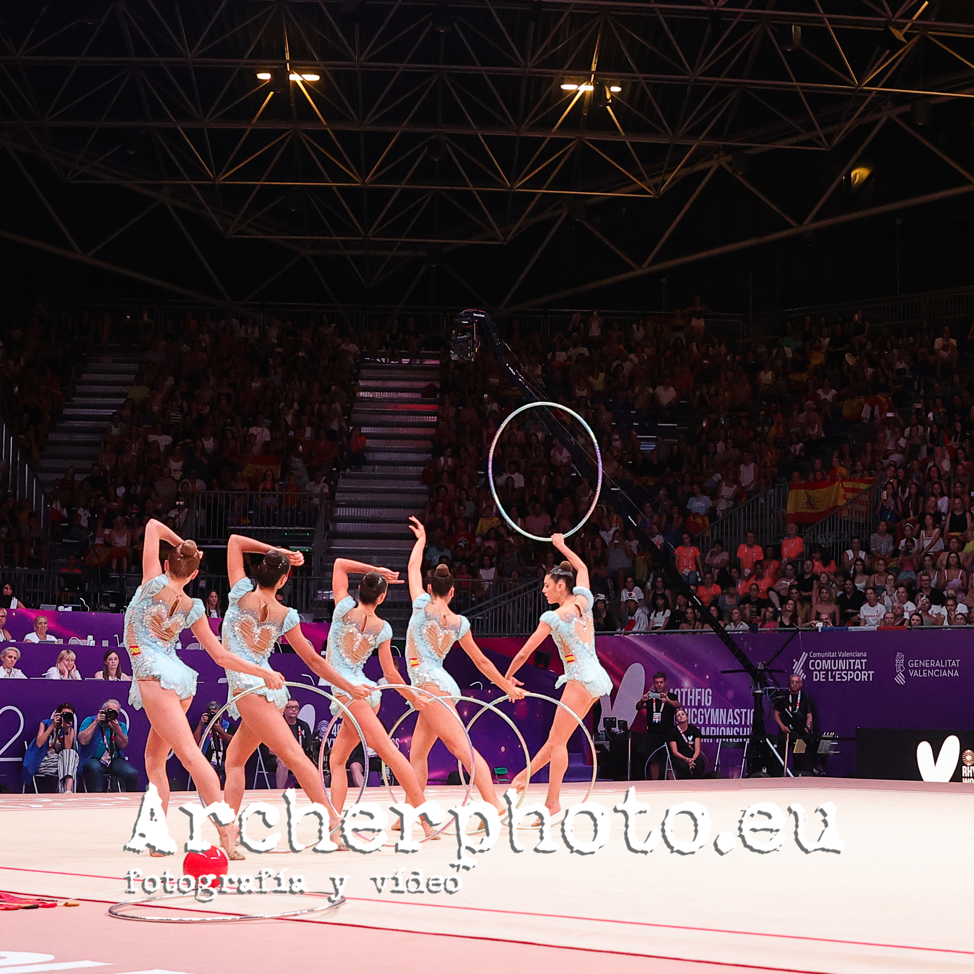 Spanish Team (3), Bronze Medal All Around, 40th FIG Rhythmic Gymnastics World Championships Valencia 2023