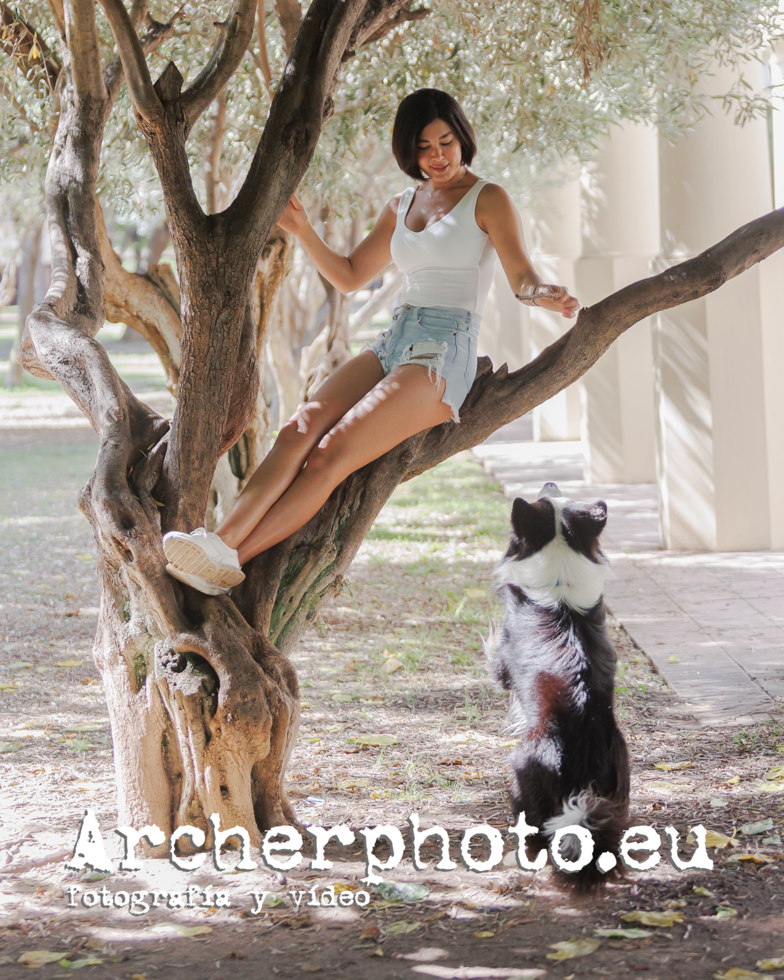 Soliya and Dash, June 2026 (3) , the dog and the  fashion model