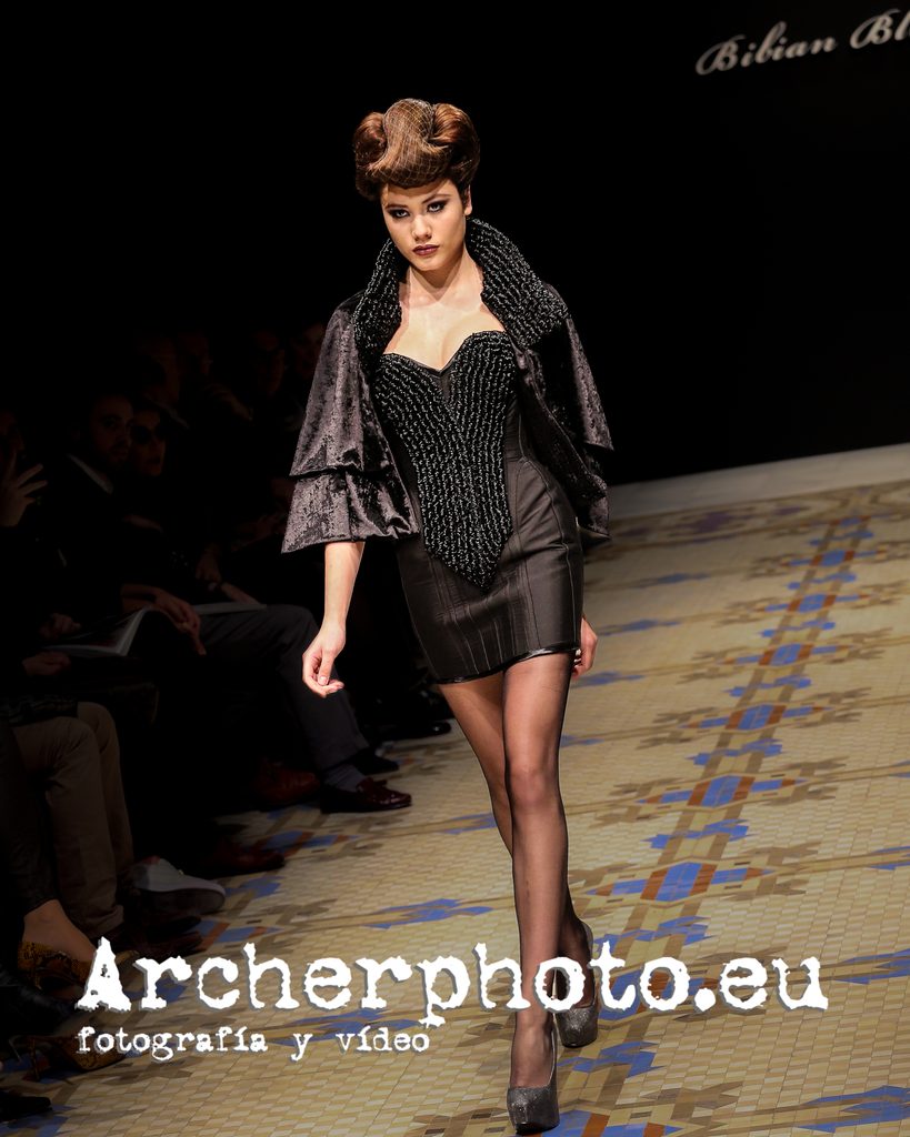 Sofía Rouchy, desfile Bibian Blue, Valencia Fashion Week, 7 Febrero 2013