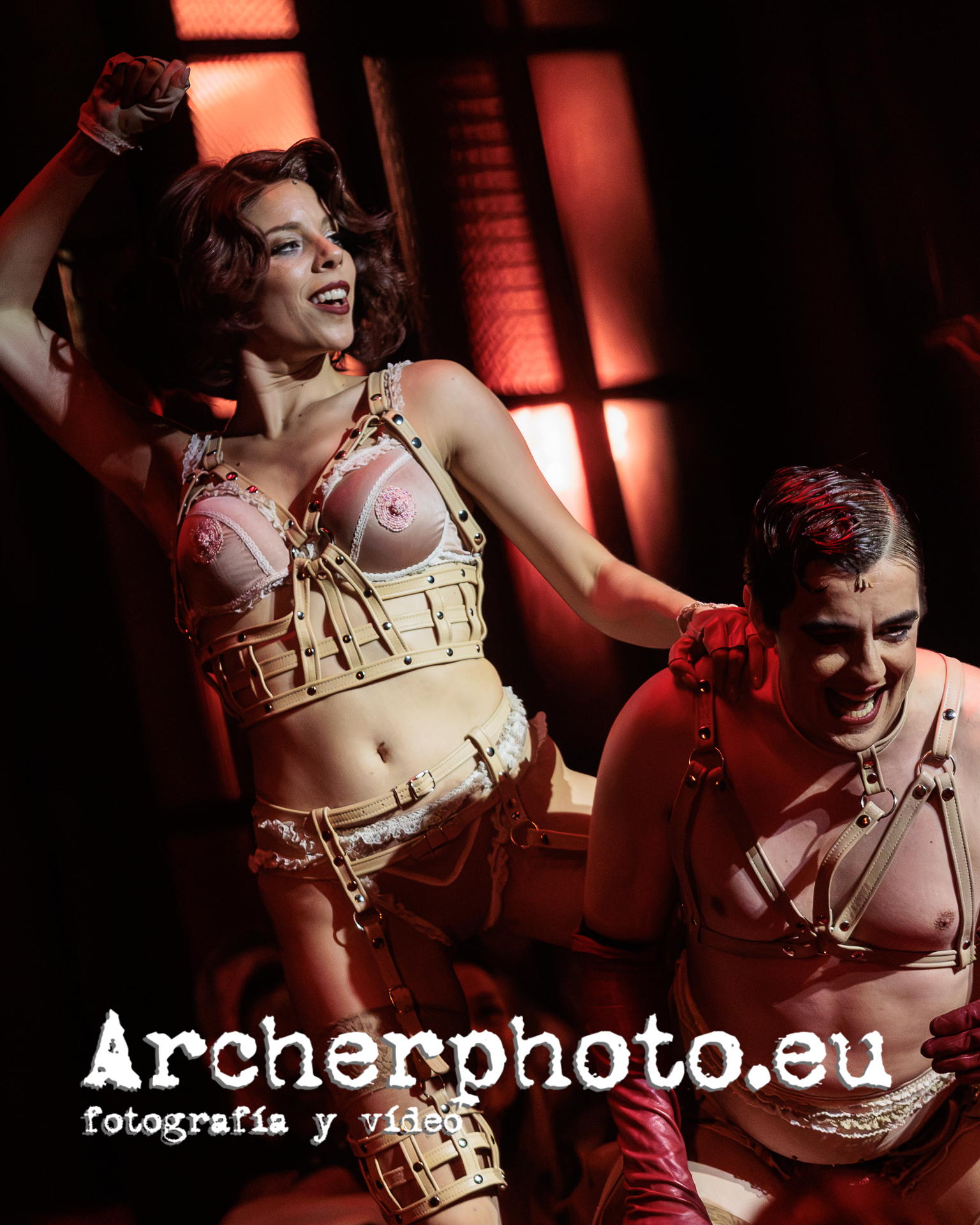 Andrea del Castillo y Víctor Palmero en KitKatKlub Cabaret (1) Fotos en el teatro