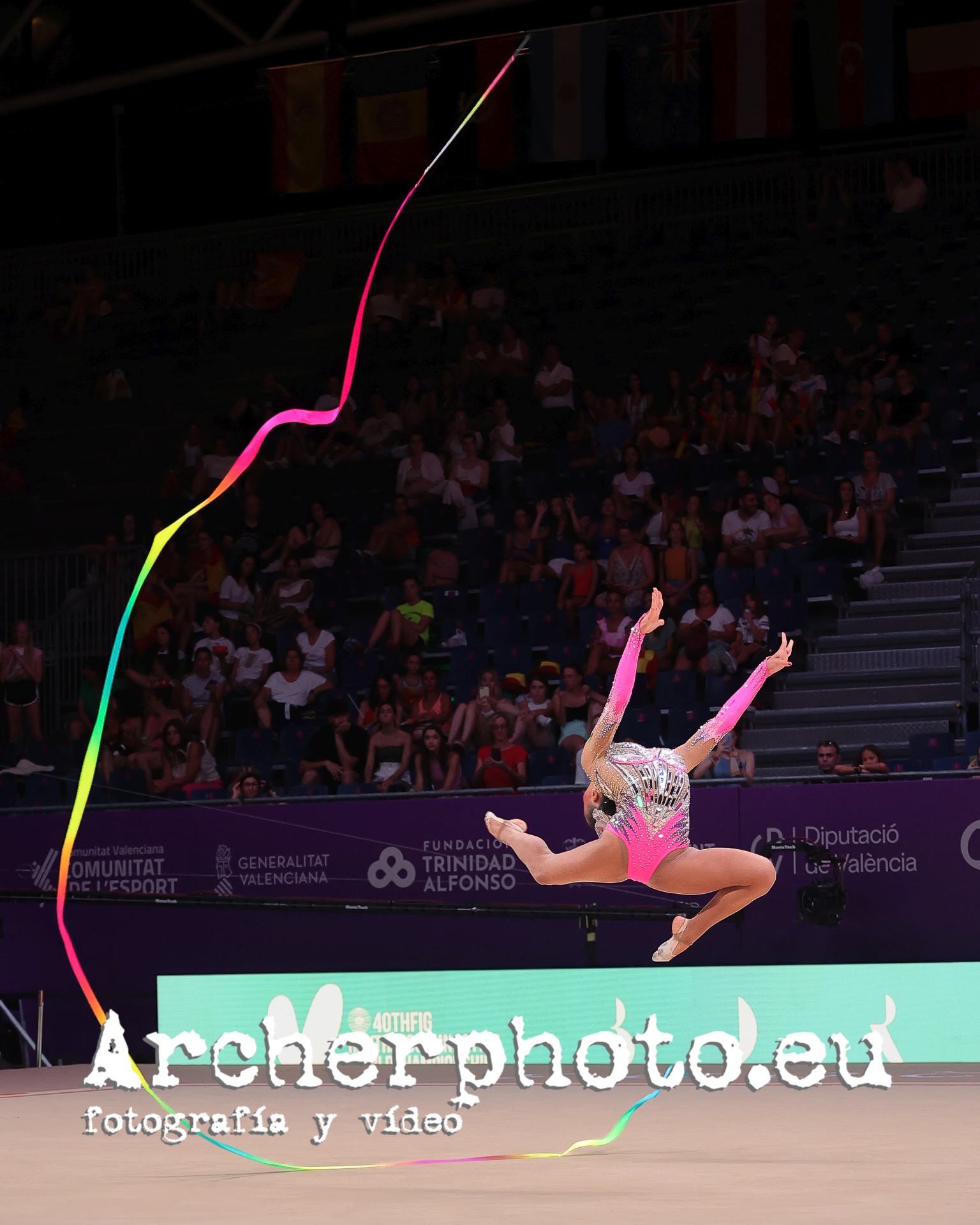 Geovanna Santos (1), 40th FIG Rhythmic Gymnastics World Championships Valencia 2023, ribbon