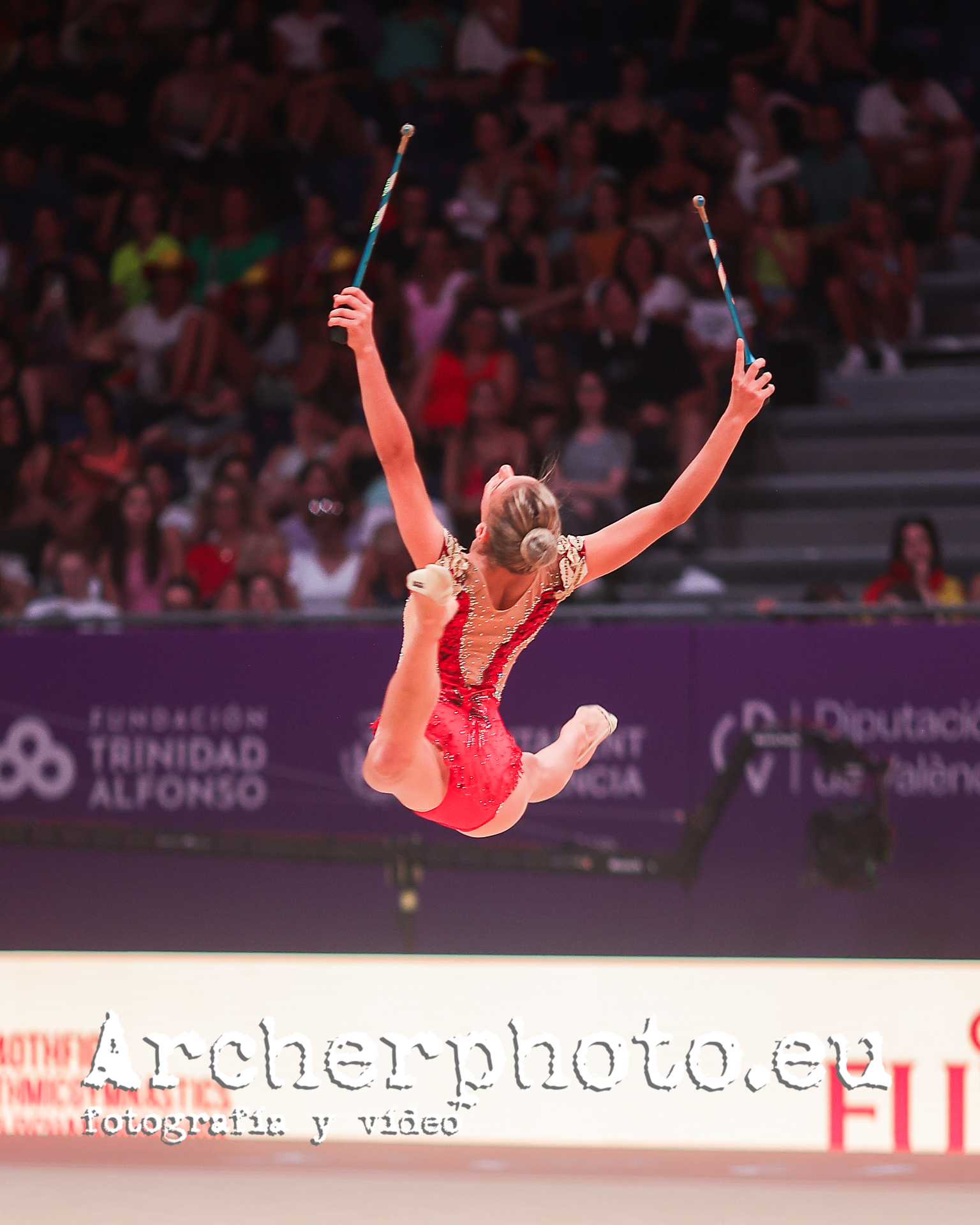 Maria Dervisi (1), 40th FIG Rhythmic Gymnastics World Championships Valencia 2023, clubs